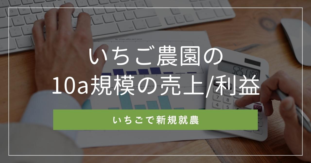 いちご農園10aの栽培株数,収穫量,売上,利益,労働時間,初期投資額は？【1反1,000㎡】 | 株式会社イチゴテック